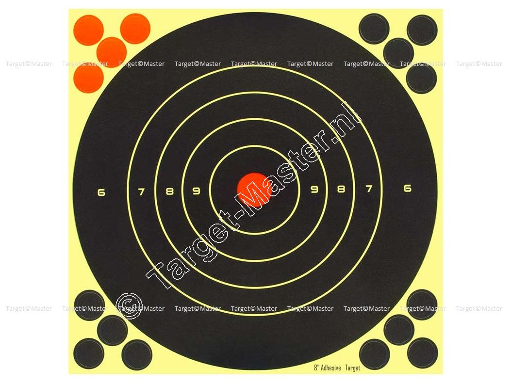 Gamo GREEN STICKER PAPER TARGET Zelf Klevende Doelen 20 Centimeter Doelen